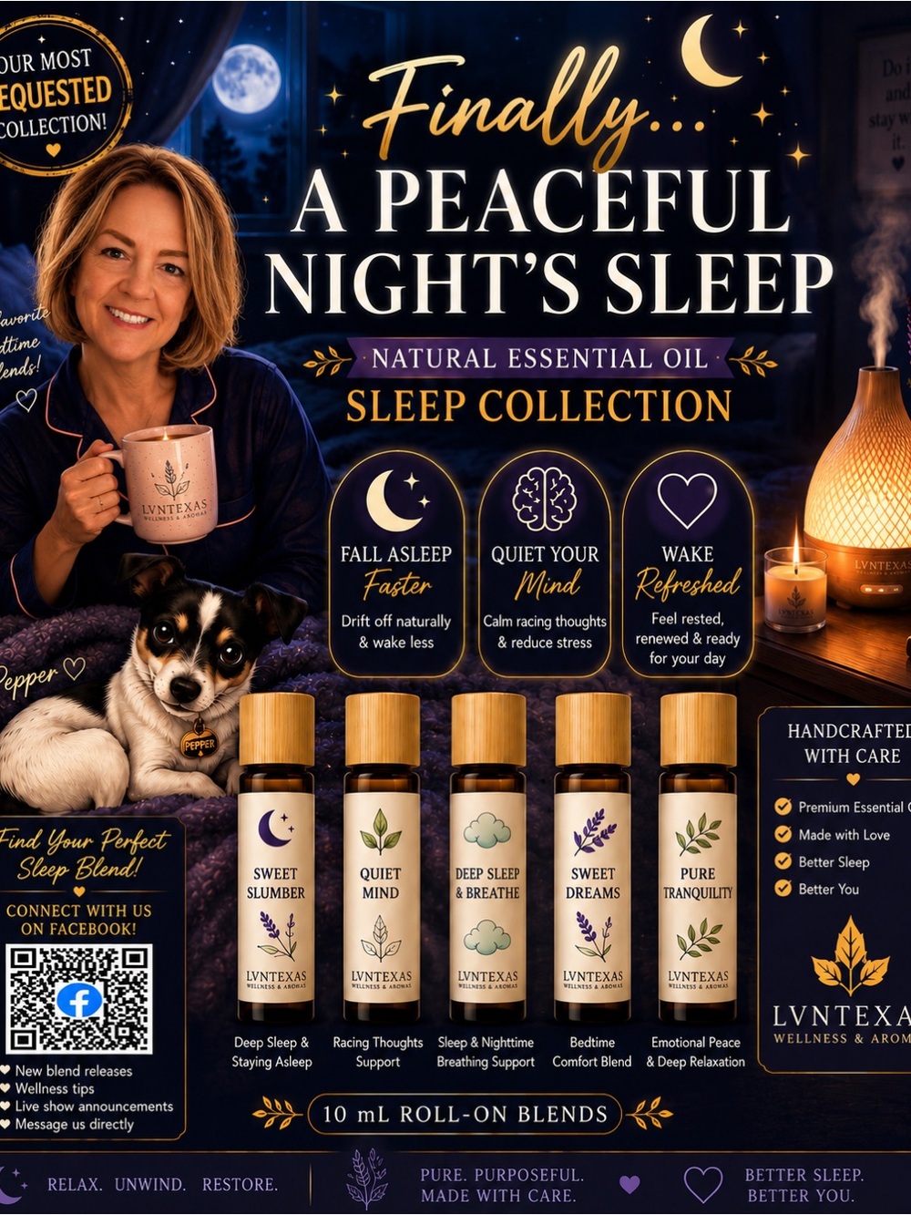 Custom Sleep Roller Blend | Young Living Essential Oils 10ml